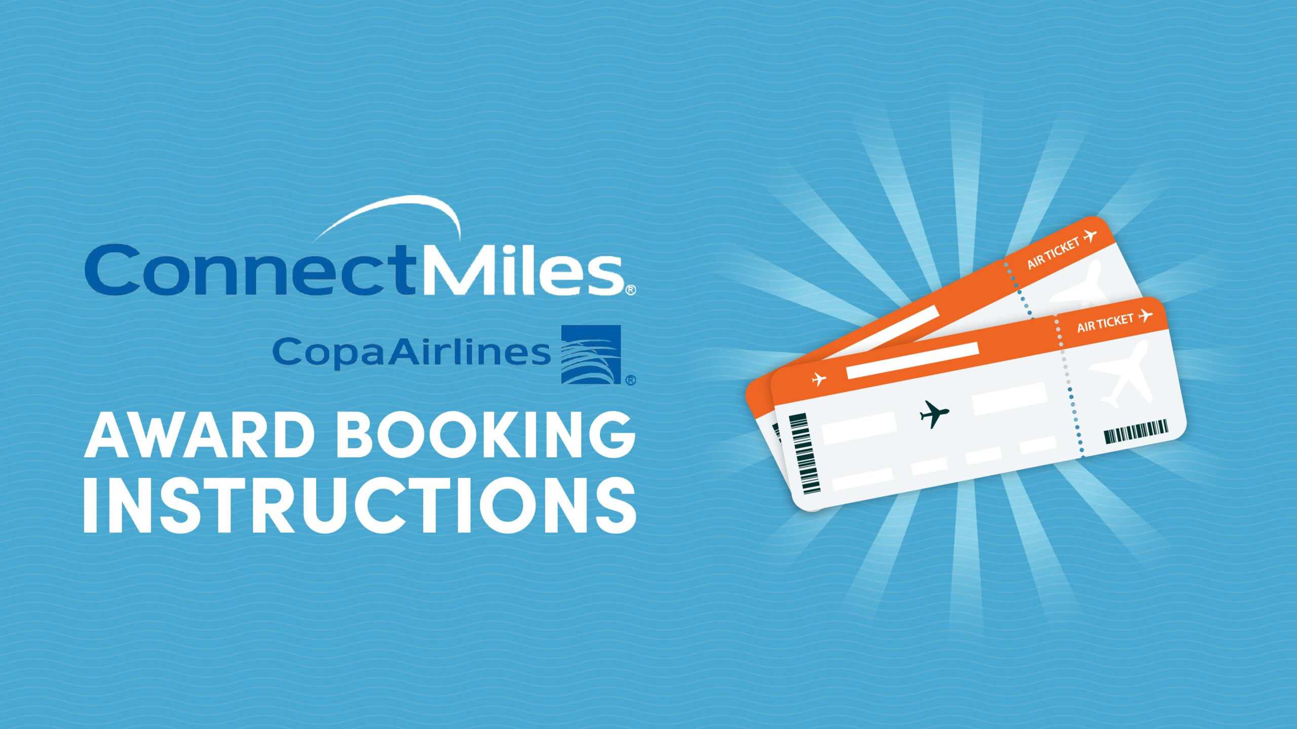 Copa Airlines ConnectMiles Award Booking Instructions