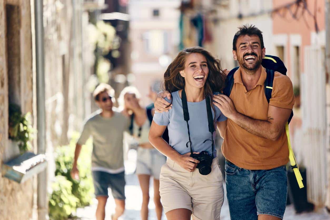 A couple goes on vacation together to earn, maximize, and redeem their points.
