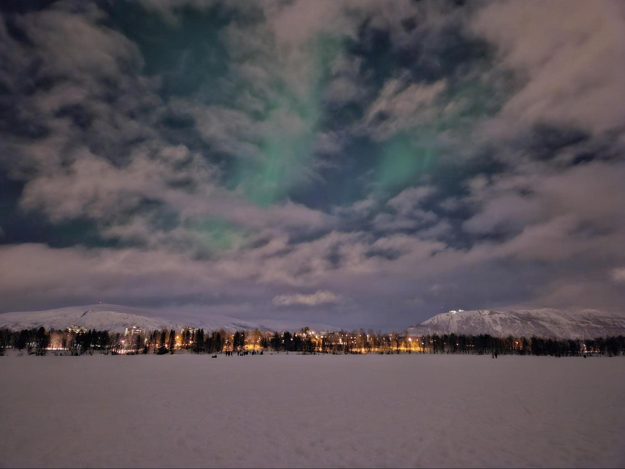 northern lights in Tromsø