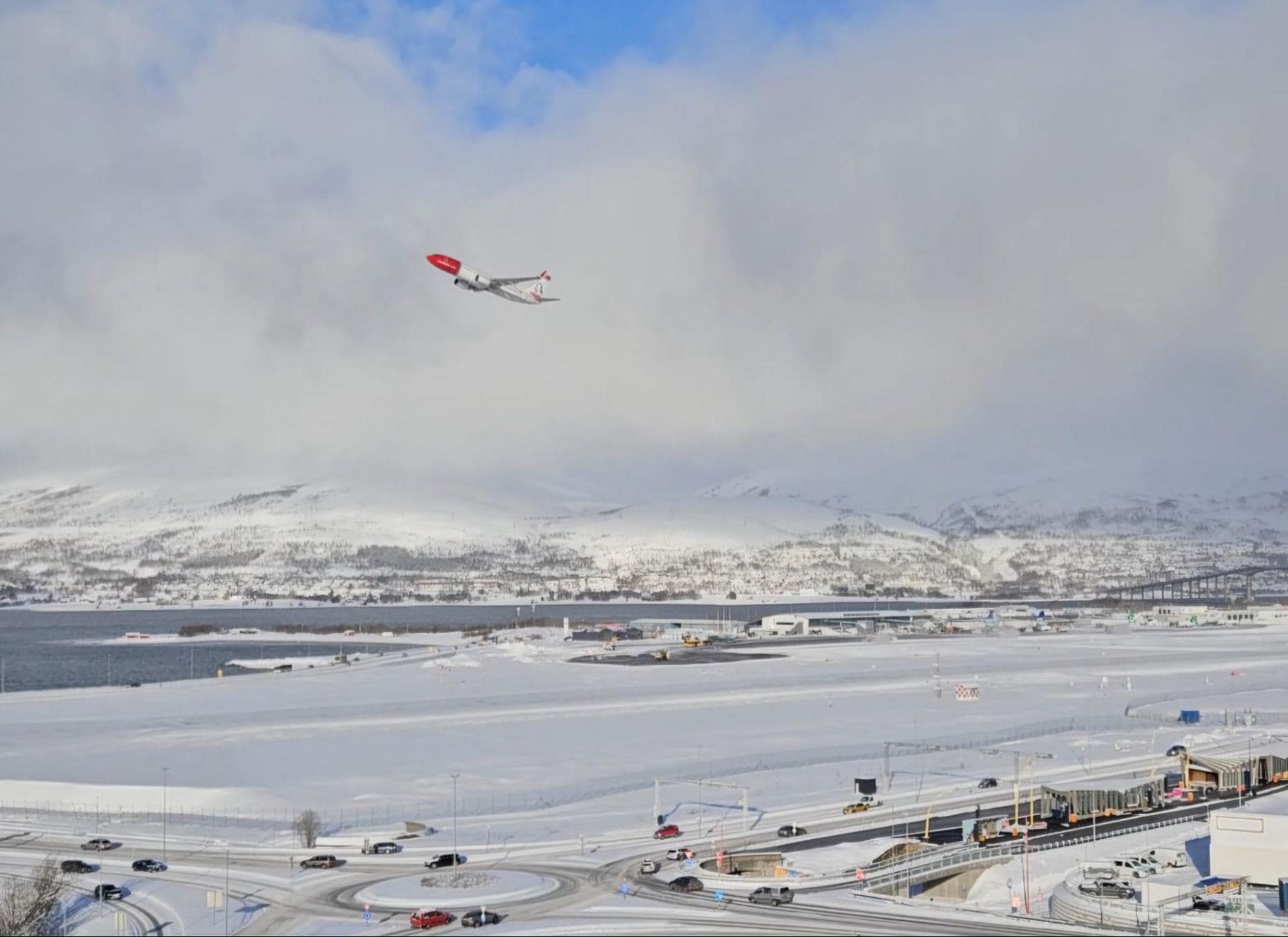 View from Moxy Tromsø