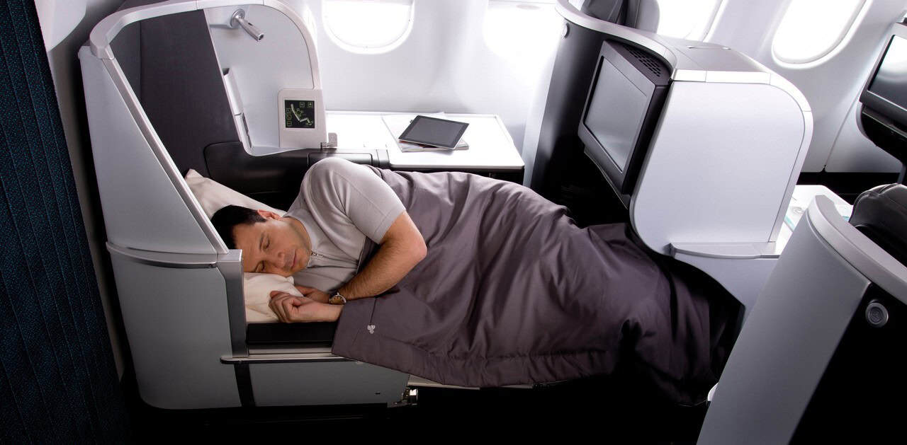 Aer Lingus Business Class Lie Flat Bed