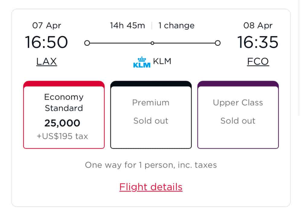 Book KLM, a Virgin Atlantic Partner, from Los Angeles (LAX) to Rome Fiumicino Airport (FCO)