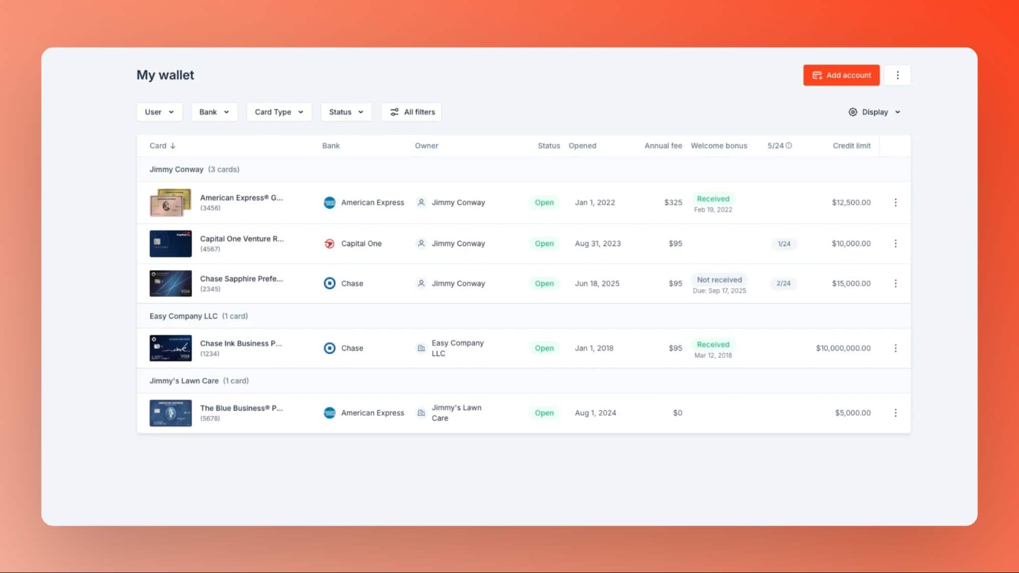 My10x v1.4 - Wallet Interface