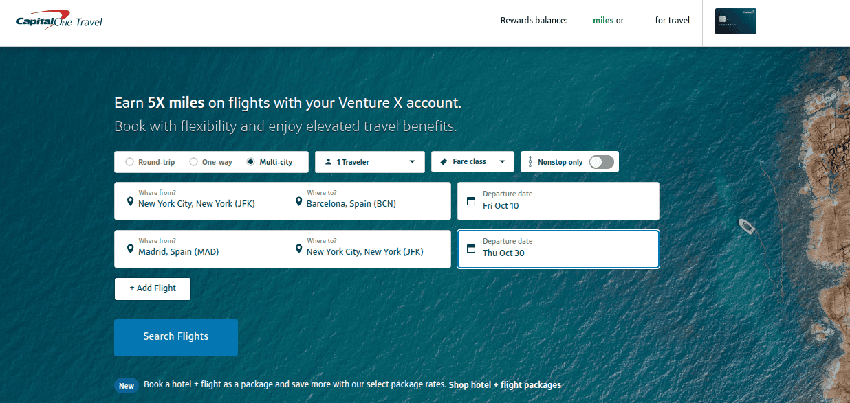 searching open-jaw flights