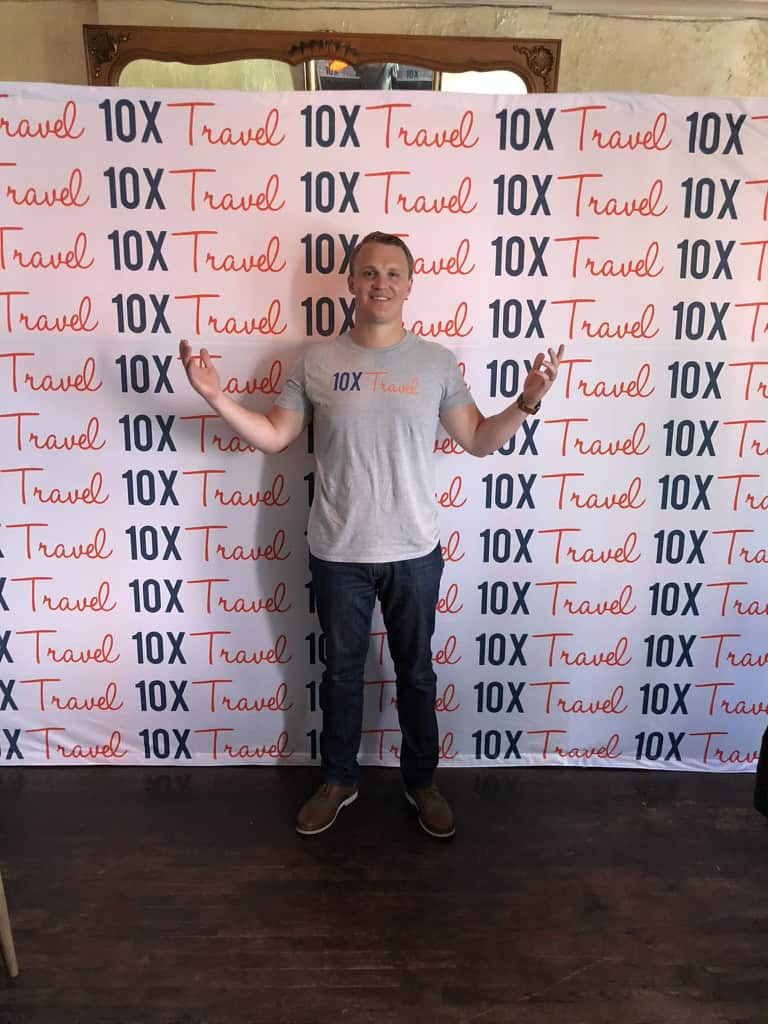 Bryce Conway (founder) at the 10xTravel event