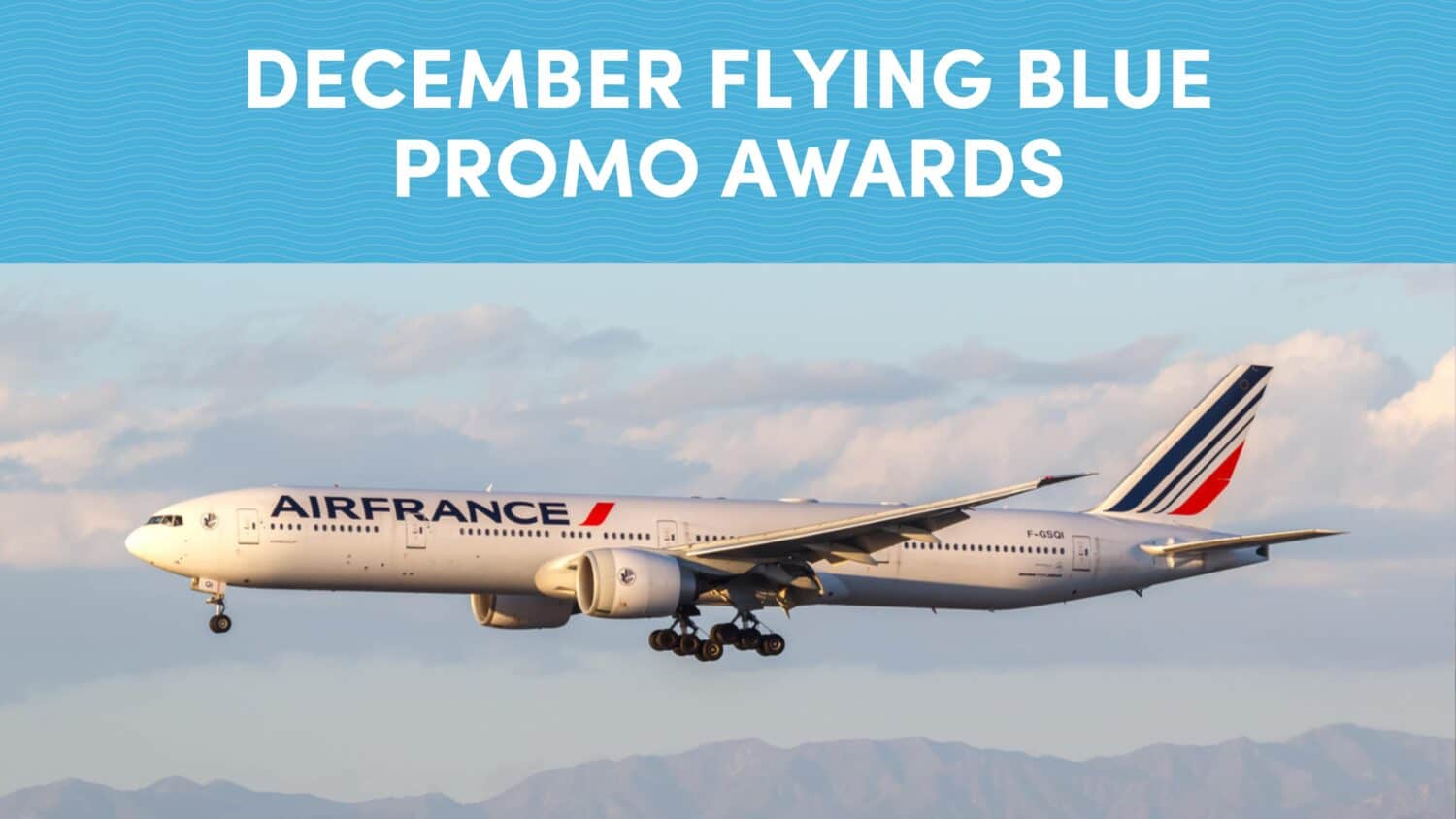 December Flying Blue Promo Awards