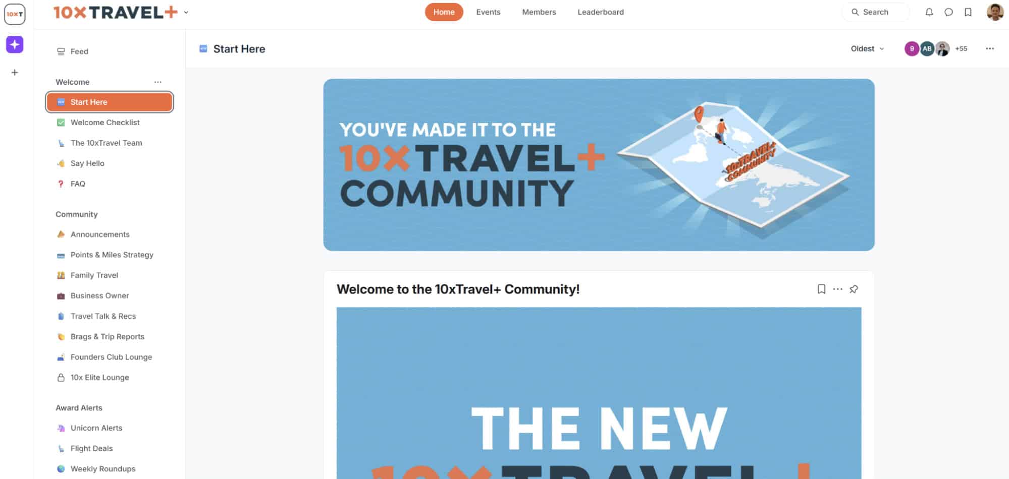 10xTravel+ dashboard