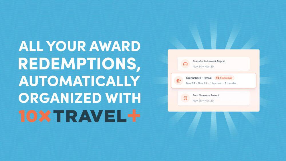 10xTravel+ Redemption Tracker