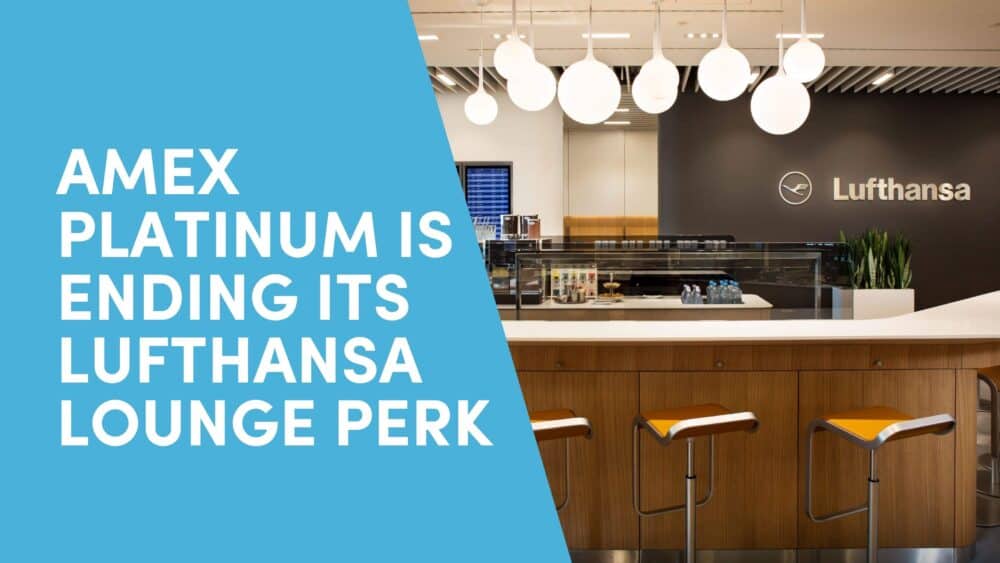 Amex Platinum is Ending Its Lufthansa Lounge Perk
